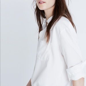 MADEWELL Drapey Oversized Boyshirt